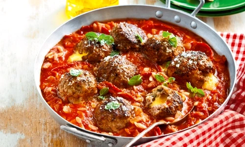 Mozzarella cu chiftelute jpeg