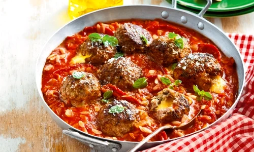 Mozzarella cu chiftelute jpeg