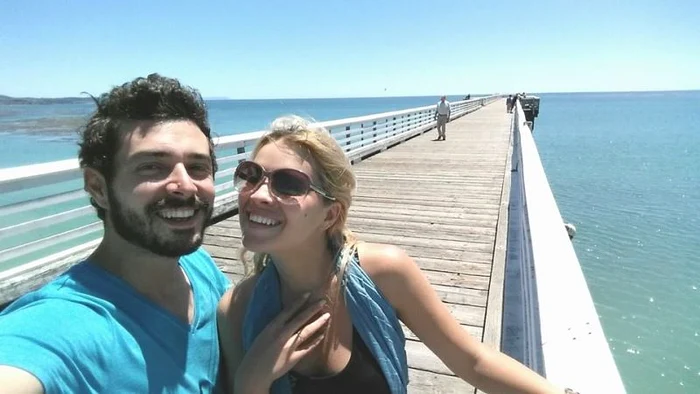 Marius Moga şi Bianca Lăpuşte au fost în vacanţă în America