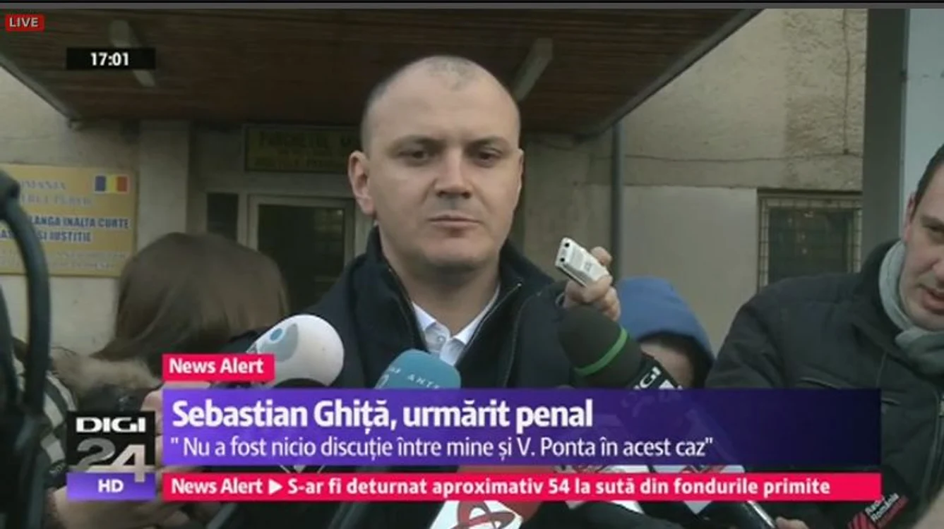 Sebastian Ghiţă a vorbit cu ziariştii la ieşire din sediul DNA Ploieşti