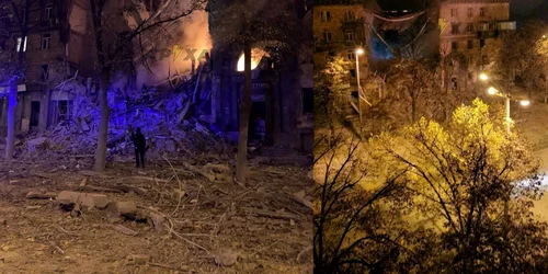 bombardament zaporojie 6 oct 2022 foto colaj twitter nexta