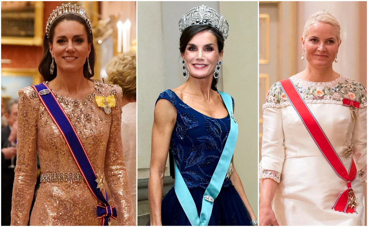 Printesa Kate, Regina Letizia si Printesa Mette Marit Getty Images jpg