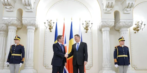 David Cameron si Klaus Iohannis FOTO Mediafax 