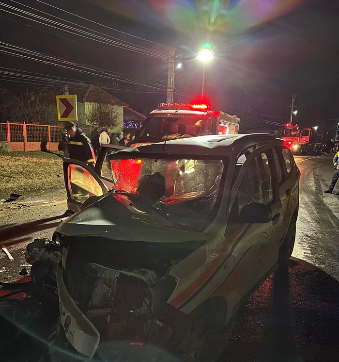 Accidentul rutier din Olt pe DN64 în care a murit primarul din Grădinari Mihai Ioana Foto Amator