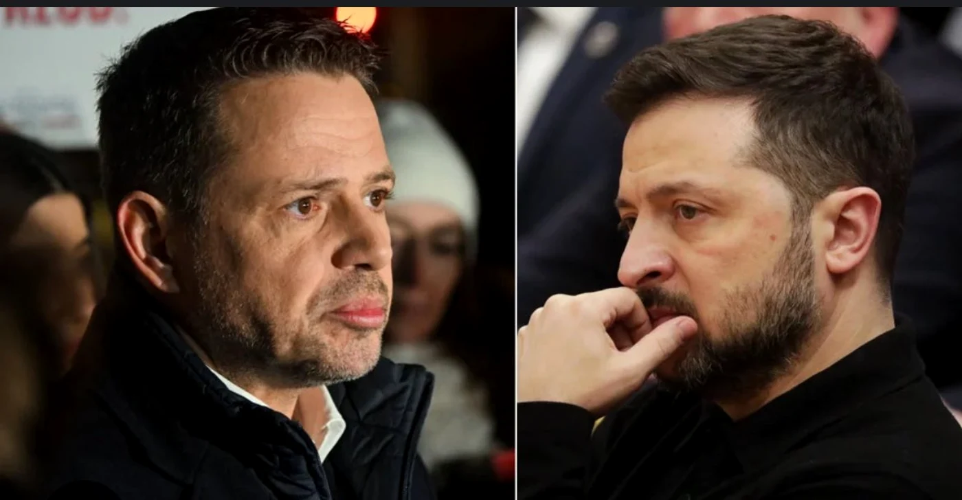 Karol Nawrockiși Volodimir Zelenski/ FOTOX:@Lukasski71
