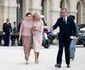 Regina Suthida a Thailandei și Brigitte Macron la Palatul Elysee. FOTO: Profimedia