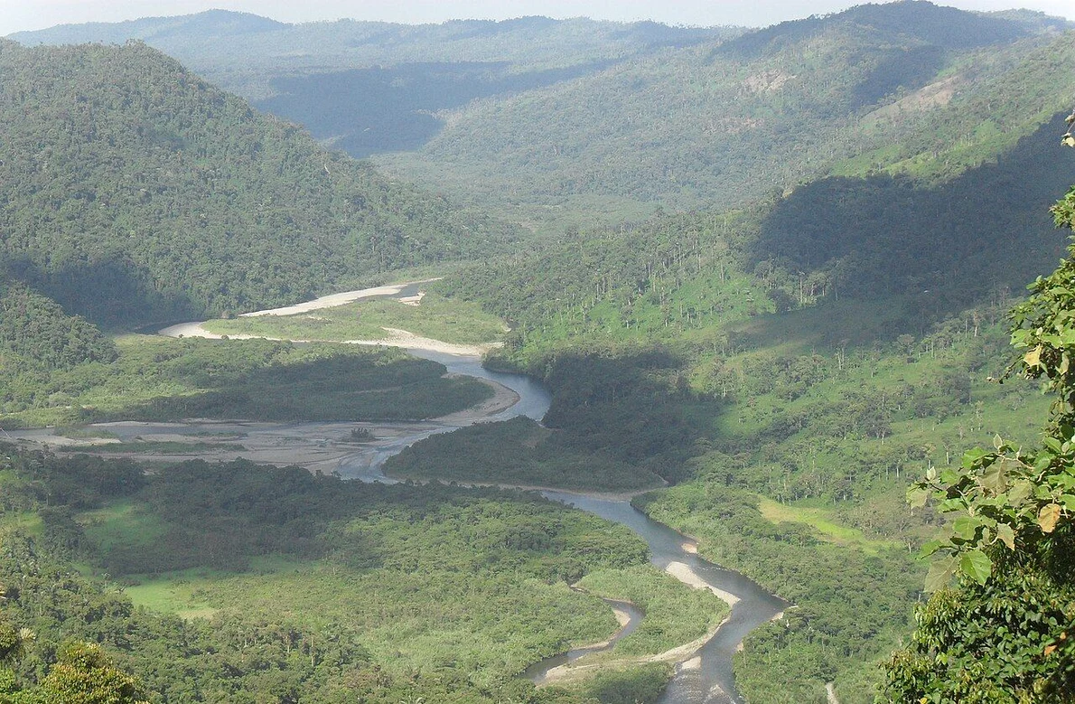 Valea râului Upano (© Wikimedia Commons)