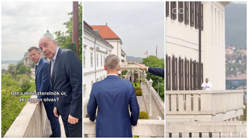 Viktor Orbán, filmat pe ascuns de Peter Magyar, în timp ce citea pe terasa vilei sale. „Ce crezi că lecturează? Discursul său de rămas bun?”