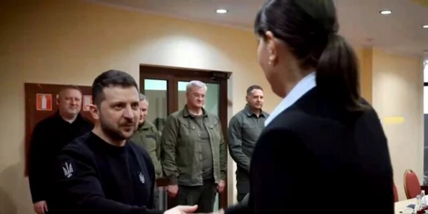 Laura Codruța Kovesi și Volodimir Zelenski FOTO Twitter European Public Prosecutor’s Office jpg