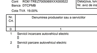 Factură stație electrică de încărcare FOTO: Grupul Șoferilor din Galați