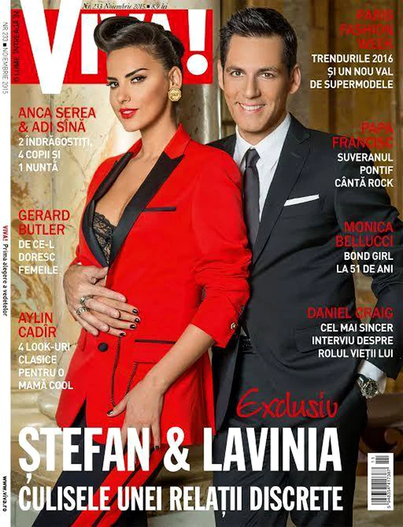 În paginile ediției de noiembrie a revistei „Viva”, Lavinia și Ștefan oferă amănunte neștiute despre relația lor
