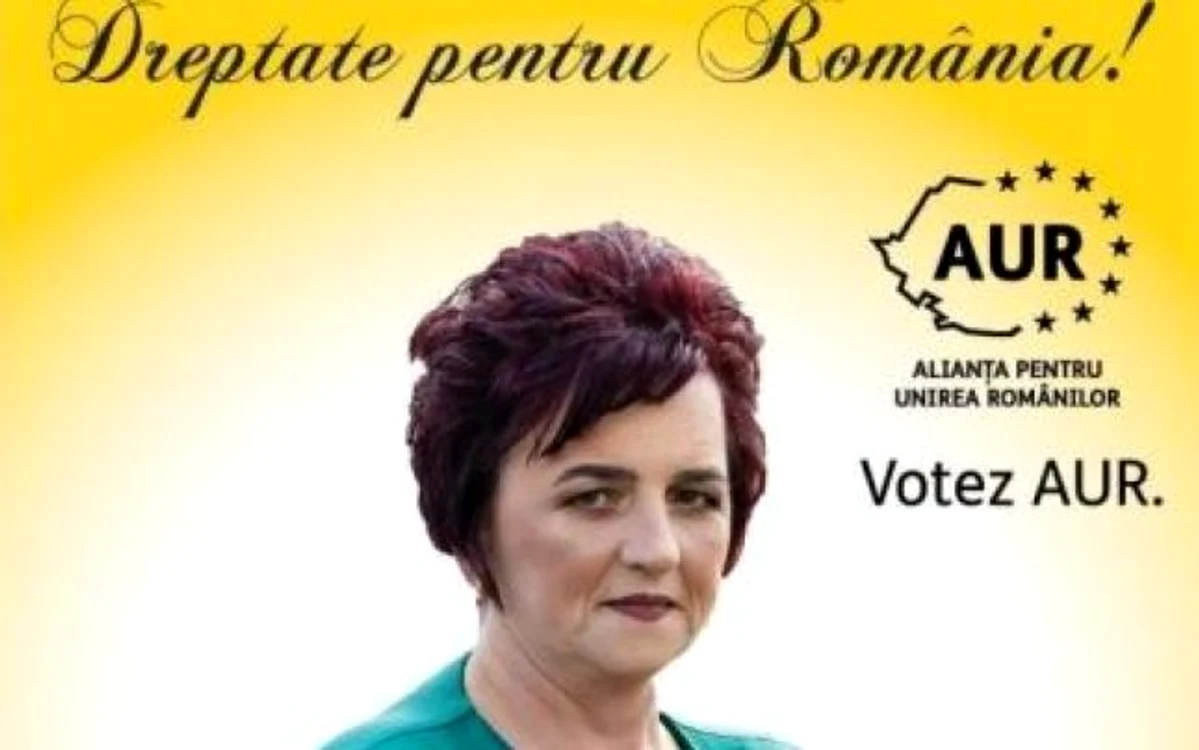 Simona Mărginean are 42 de ani și a candidat pentru Senatul României din partea AUR