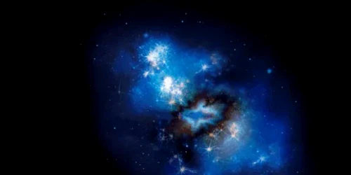 Explozie galaxie FOTO captură Daily Beast