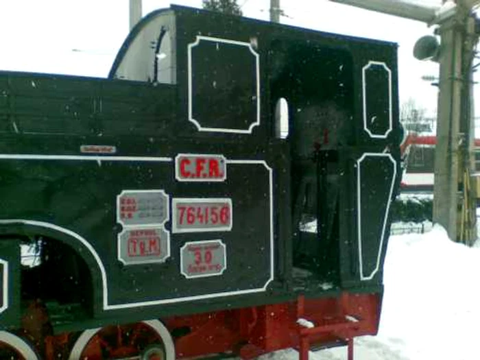 Locomotiva mocăniţei a fost restaurată. Foto: Primăria Alba Iulia