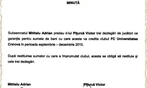 "Minuta nu e valabilă, în ea se vorbea de acorduri de transfer în timp ce Mititelu a postat acorduri de reziliere, pe care le a fabricat chiar el  El se ocupă cu asemenea tâlhării" jpeg