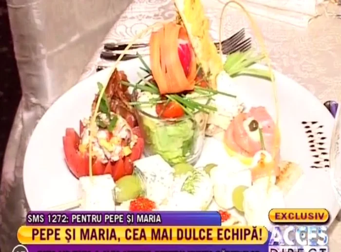 Meniul de la nunta lui Pepe (FOTO ACCES DIRECT)