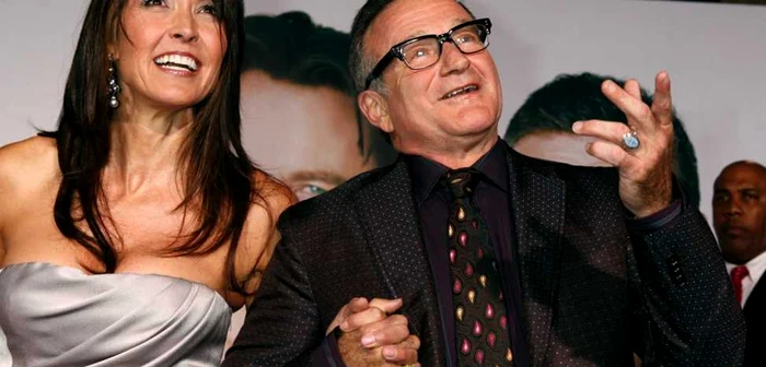 Susan Schneider si Robin Williams