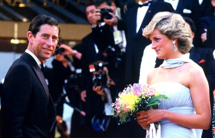 
    Prințesa Diana și Prințul Charles, pe covorul roșu de la Cannes în 1987foto: Profimedia  