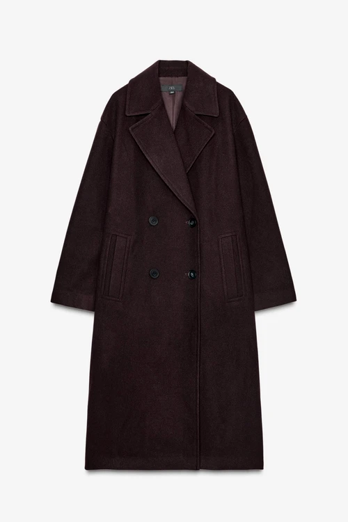 Palton supradimensionat soft, ZARA, 329,90 de lei