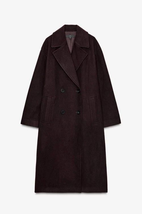 Palton supradimensionat soft, ZARA, 329,90 de lei