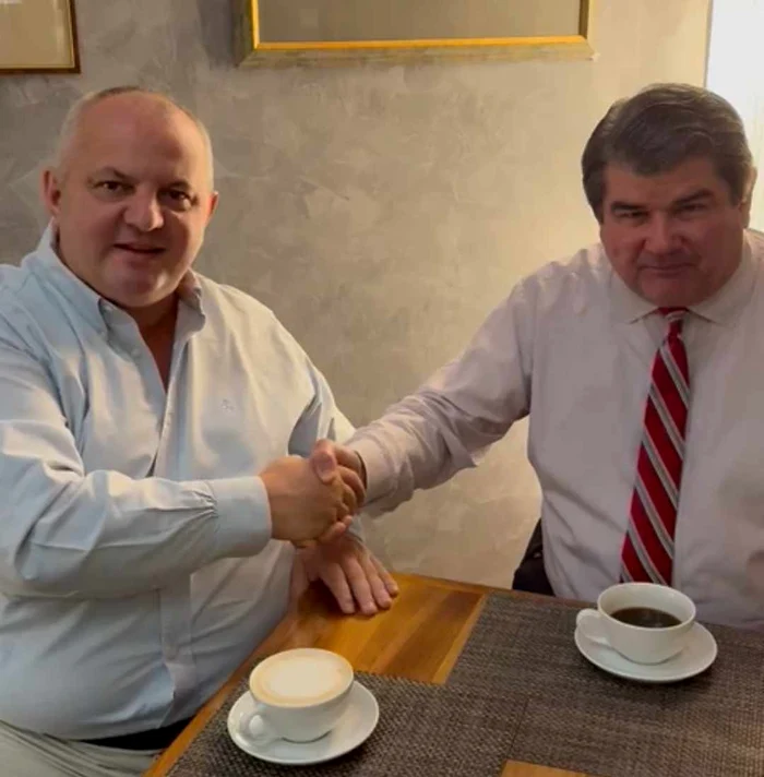 Avram Gal și Dan Shomon FOTO Captură Facebook PSD Câmpia Turzii