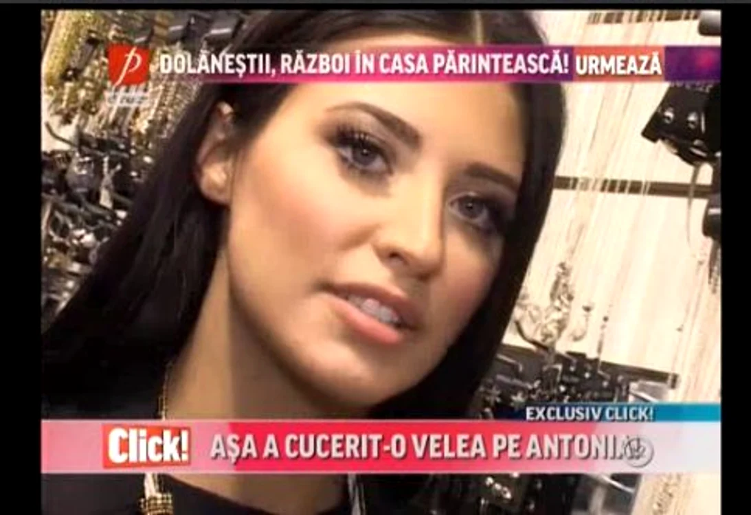 Antonia a vorbit cu reporterul Click!