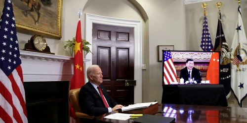 Joe Biden si Xi Jinping convorbire telefonica FOTO AFP