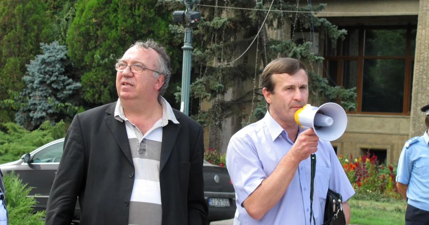 Marius Cornenco, alături de liderul local Cartel Alfa, Pompiliu Ceaca