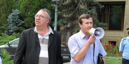 Marius Cornenco, alături de liderul local Cartel Alfa, Pompiliu Ceaca