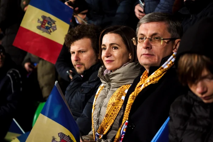 Președintele Republicii Moldova, printre suporterii naționalei