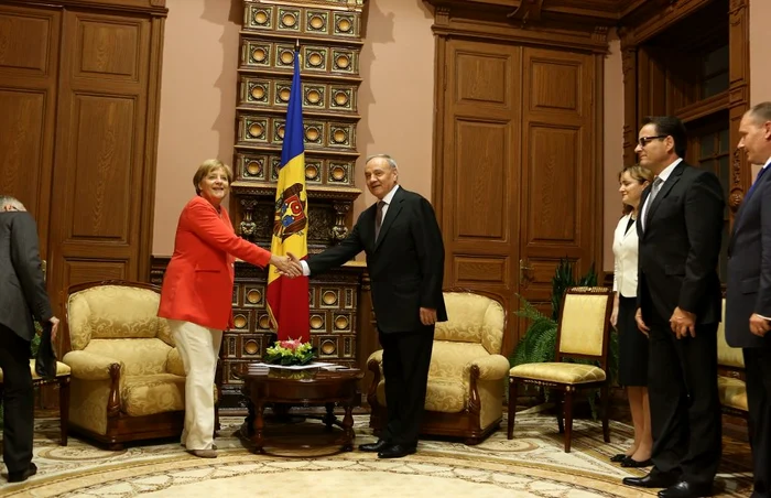 Angela Merkel a vizitat Republica Moldova pe 22 august 2012 FOTO Adevarul