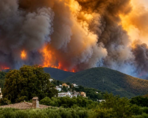Incendii Franța FOTO IGSU