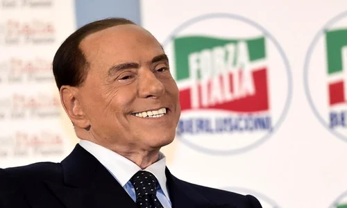 Silvio Berlusconi at Forza Italia party meeting jpeg