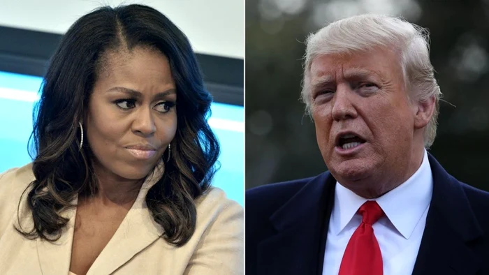 Michelle Obama şi Donald Trump