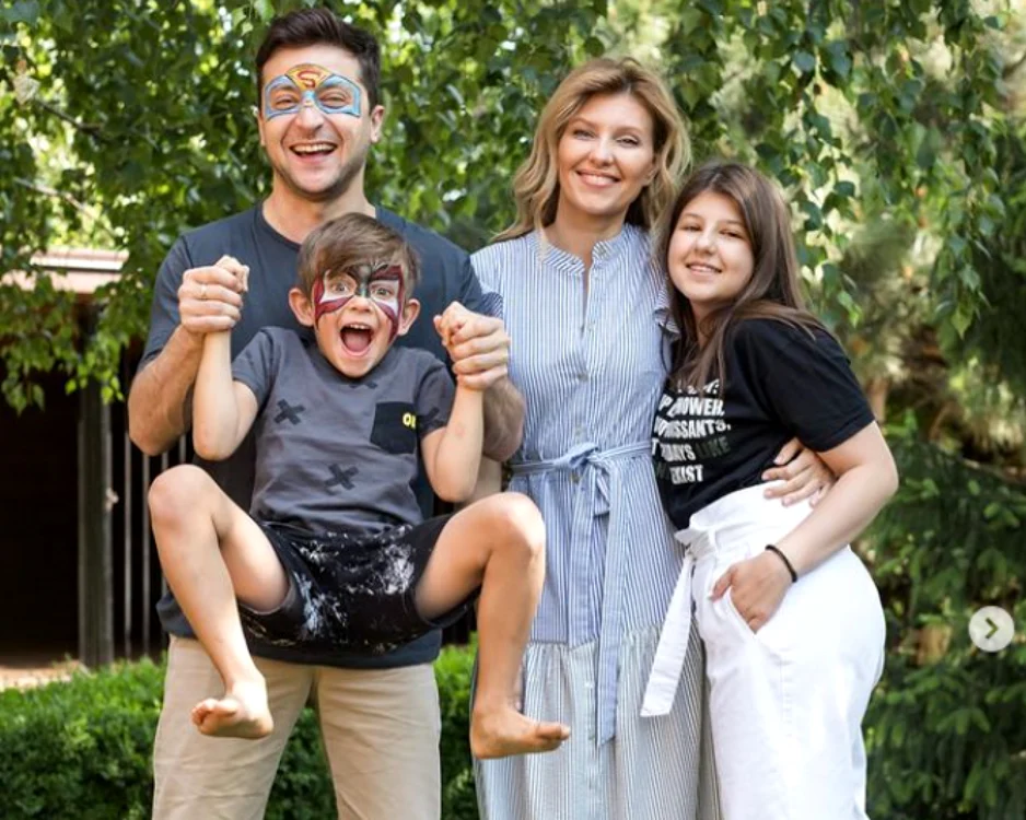 familia lui zelenski