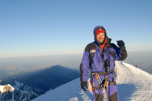 Marius Albu pe Mont Blanc (4.808 metri) 