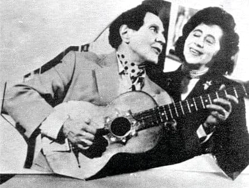 Gica Petrescu și Cezarina Moldoveanu. Foto: ahiva. 