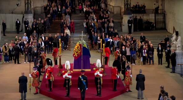 Funeraliile reginei Elisabeta a II-a (foto: captură video Youtube)