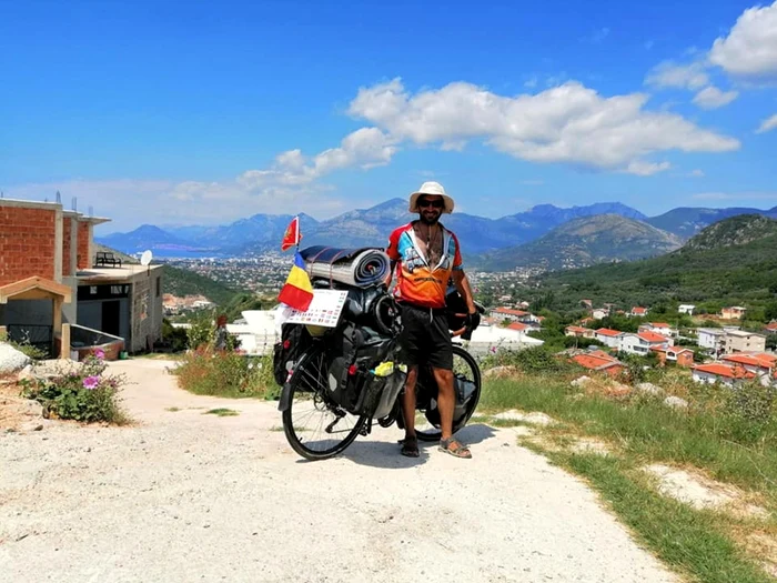 Iulian Mircea pelerinul care face turul Europei pe două roţi FOTO Colecţia personală