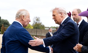 Regele Charles și Donad Trump foto profimedia jpg