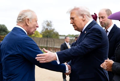Regele Charles și Donad Trump foto profimedia jpg