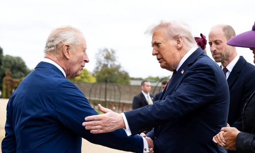 Regele Charles și Donad Trump foto profimedia jpg
