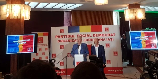 Dragnea la Iasi FOTO Andreea Anton 