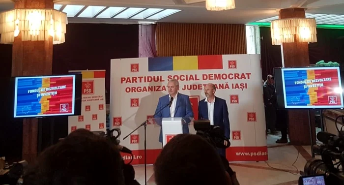 Liviu Dragnea, la Conferinţa Judeţeană a PSD Iaşi. FOTO Andreea Anton