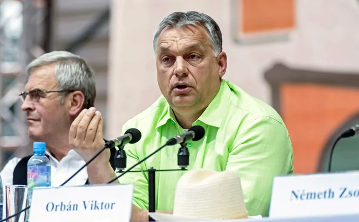 Premierul Viktor Orban la Băile Tuşnad, România, 2014 FOTO EPA