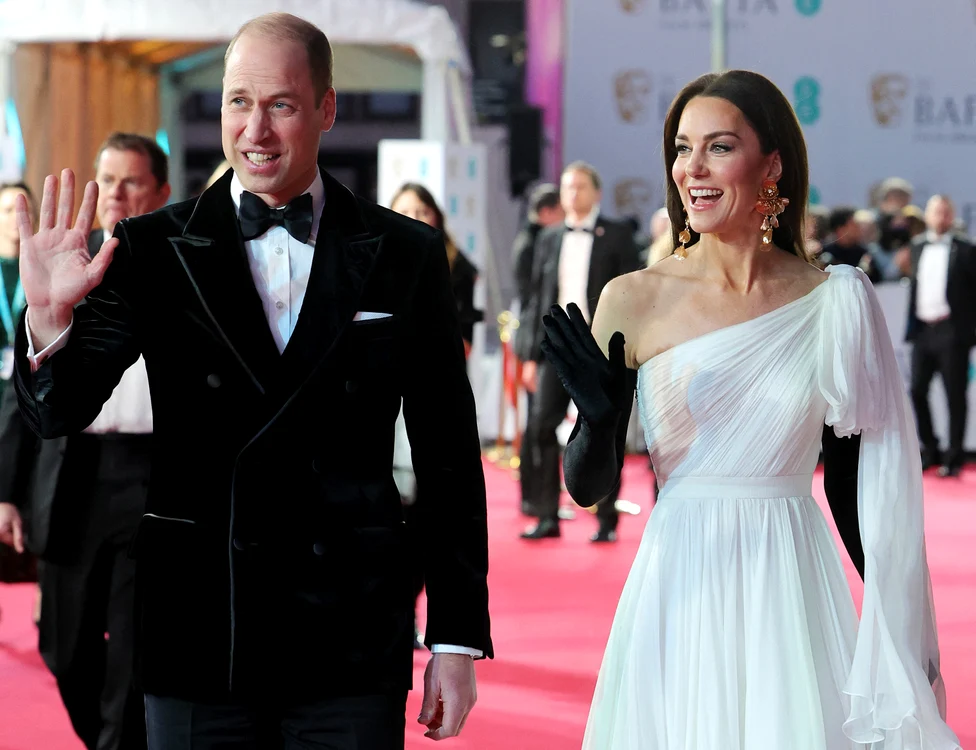 Kate Middleton și Prințul William la Premiile BAFTA 2023, Profimedia (2) jpg