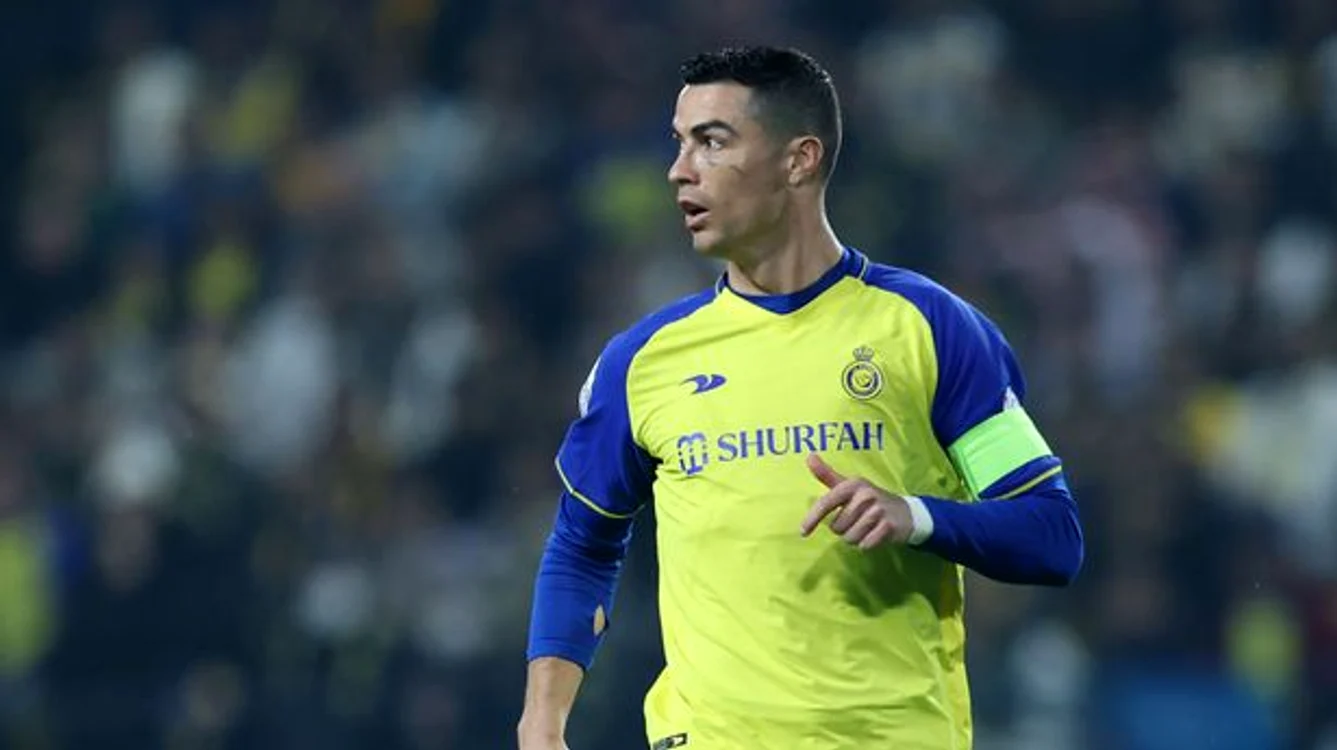 Cristiano Ronaldo în prima sa ieșire pentru Al-Nassr. Foto: Captură video