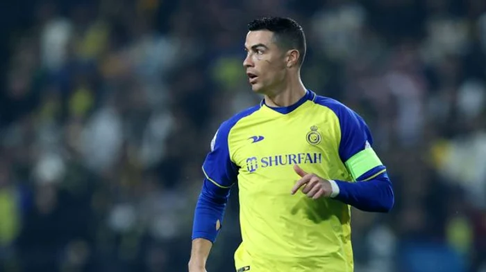 Cristiano Ronaldo în prima sa ieșire pentru Al-Nassr. Foto: Captură video