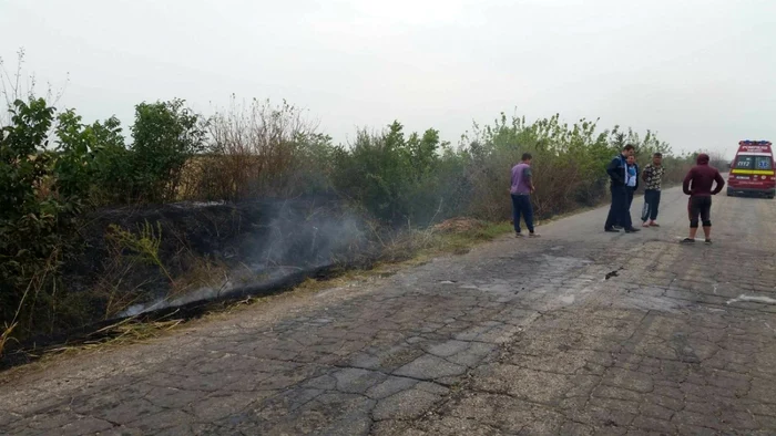 In incendiu şi-a pierdut viaţa, conform primelor informaţii, şi un bărbat de 56 ani