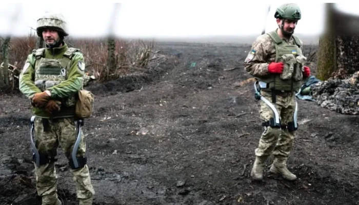 Soldați ucraineni cu exoschelete/FOTO:X